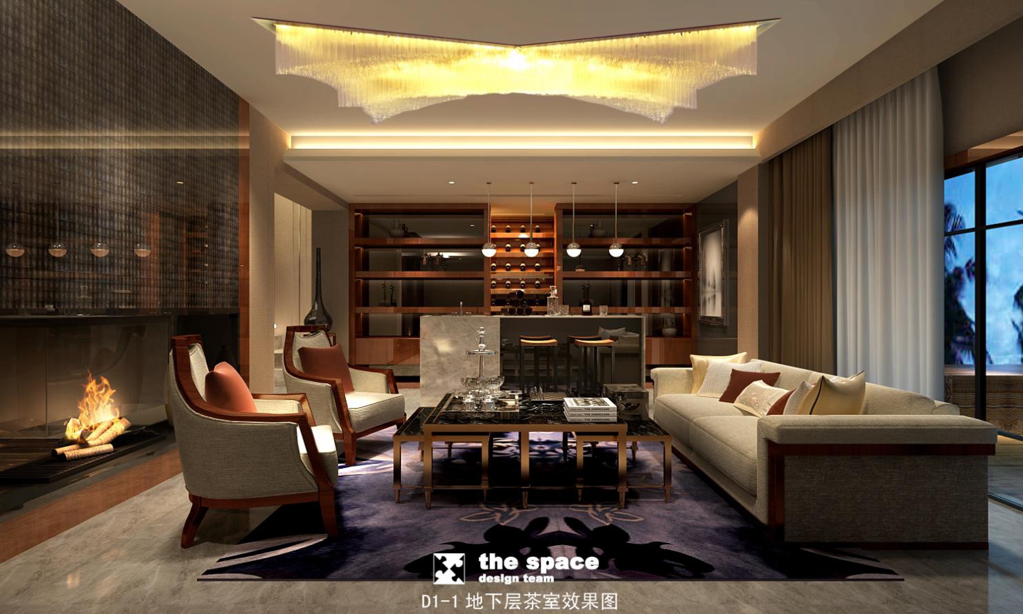 D1下叠地下层茶室效果图