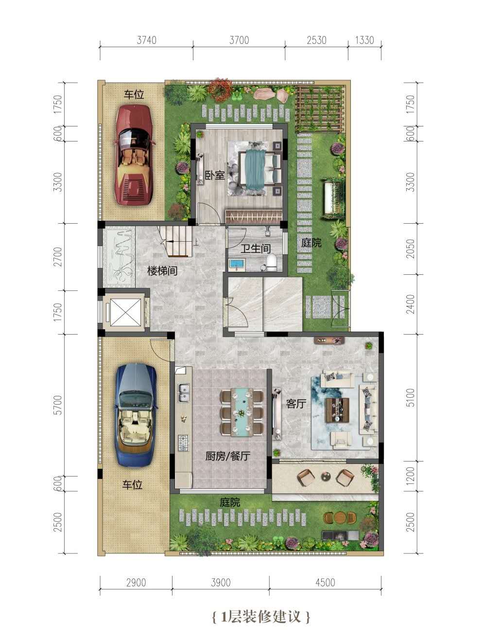 A户型189㎡江畔雅院