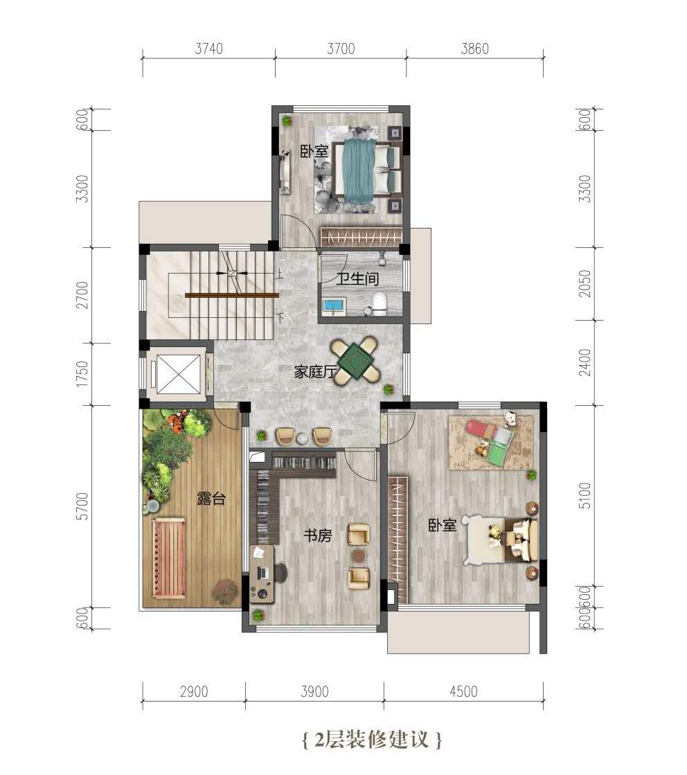 A户型189㎡江畔雅院