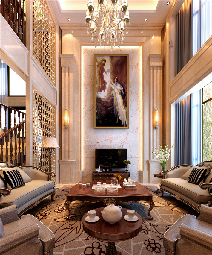 龙图装饰&苏桥自建别墅&中式