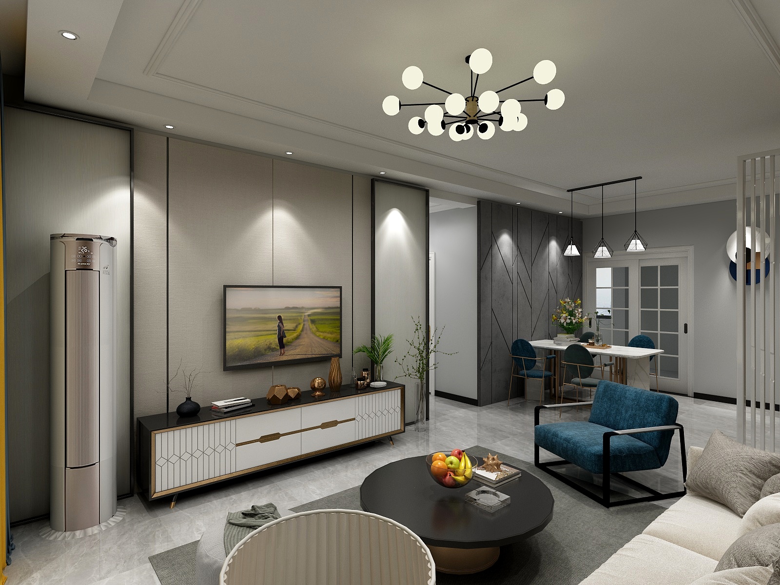 【万达城】现代简约风