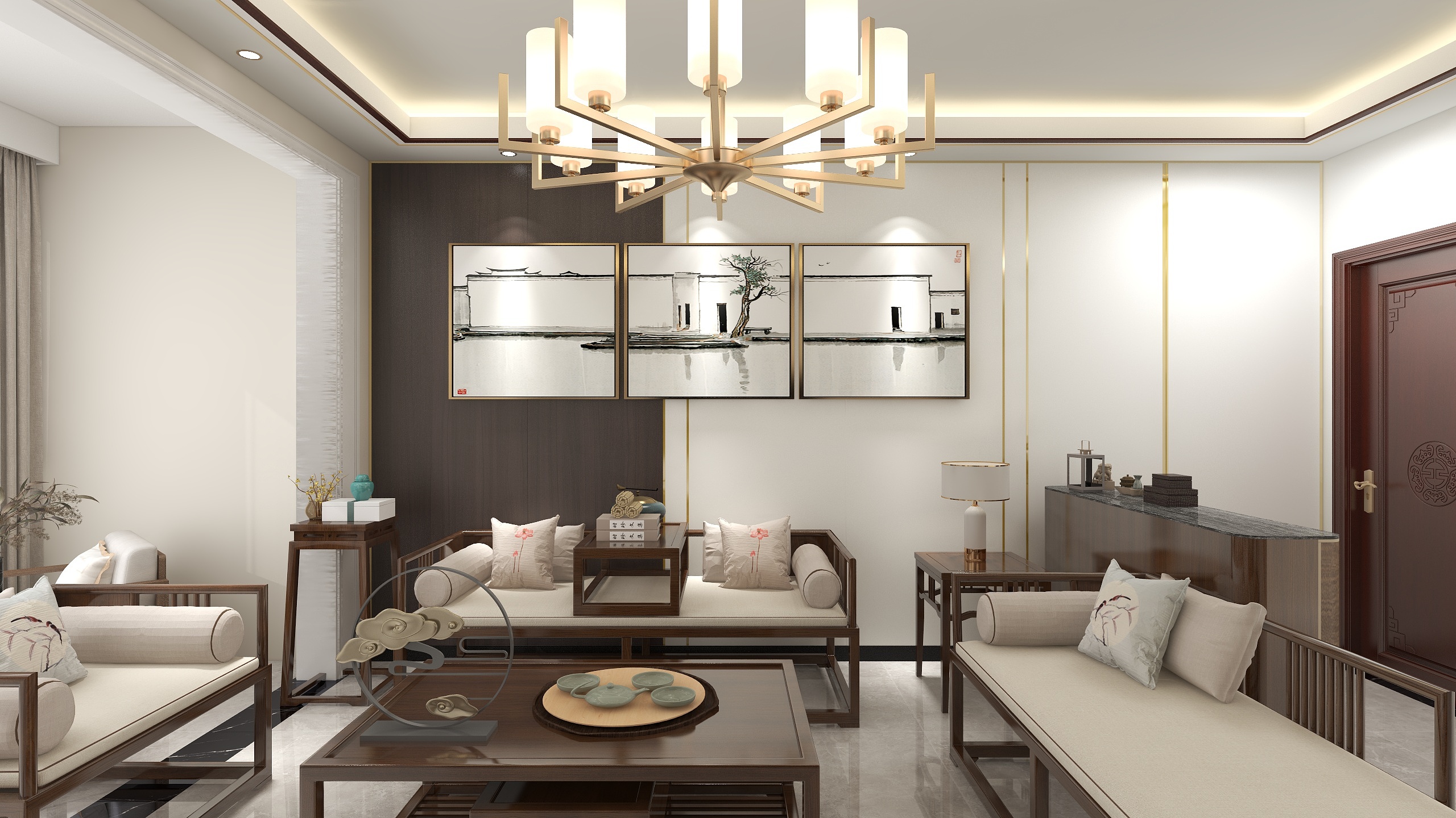 漓江锦府新中式风格