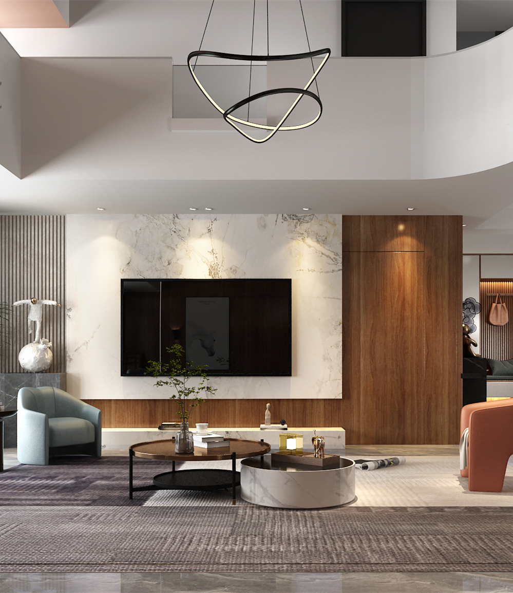 漓江郡府丹桂府别墅现代简约风