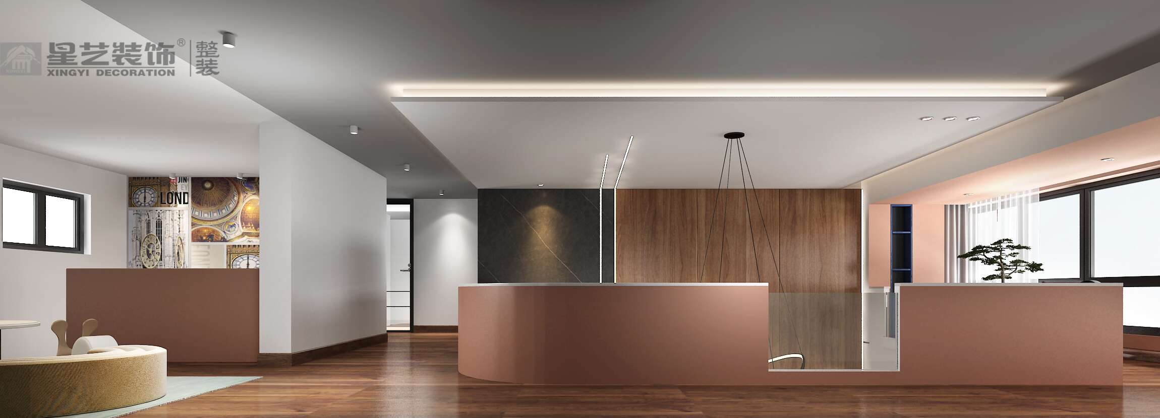 漓江郡府丹桂府别墅现代简约风