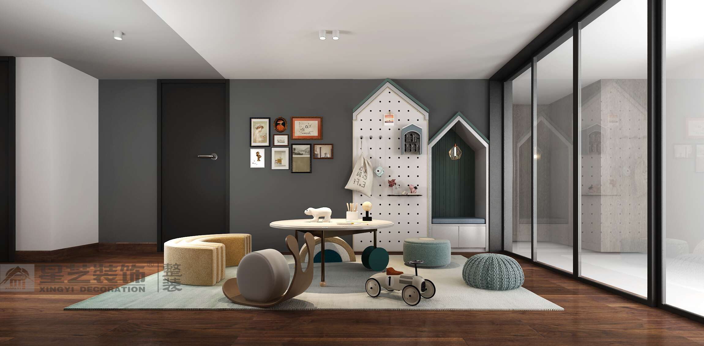 漓江郡府丹桂府别墅现代简约风