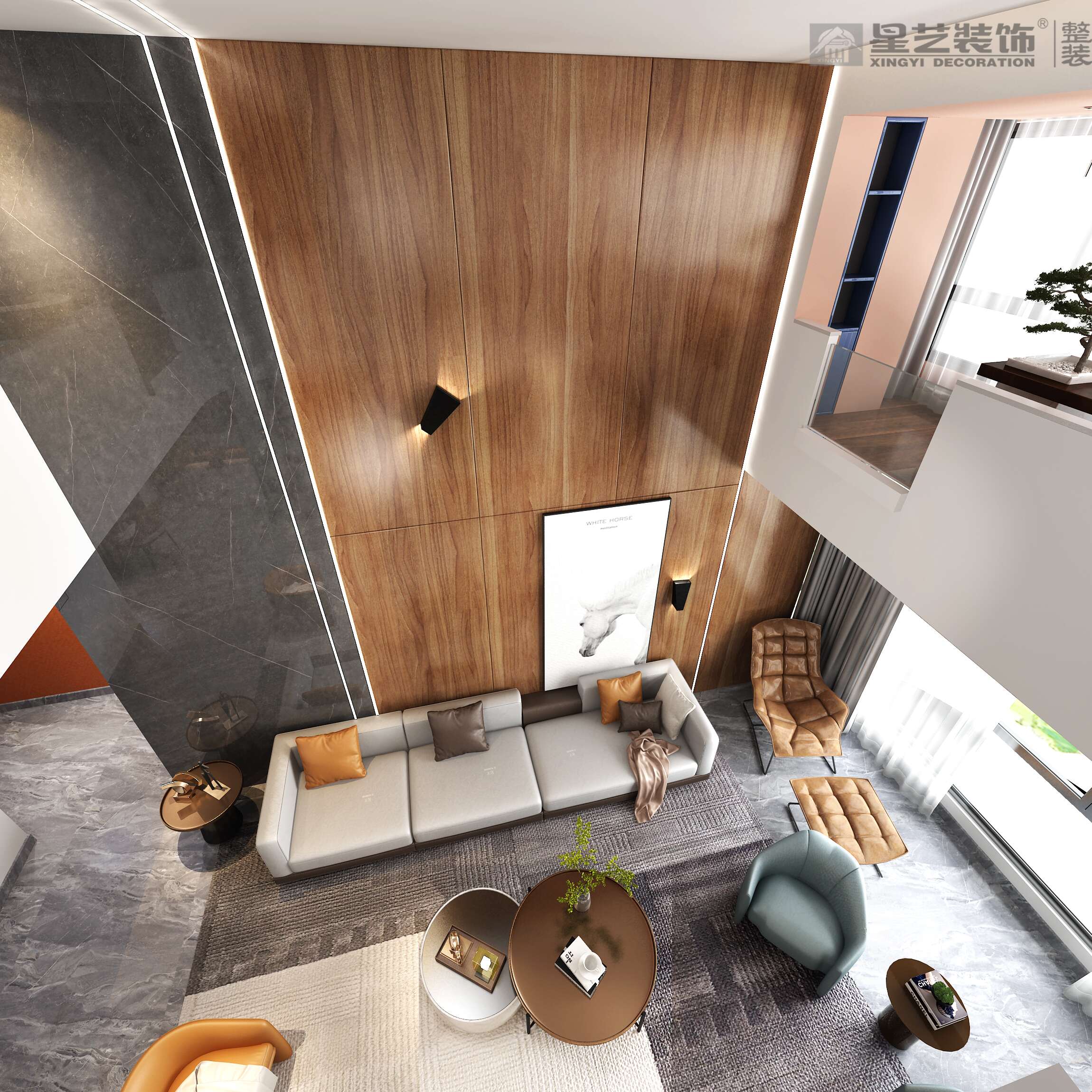 漓江郡府丹桂府别墅现代简约风