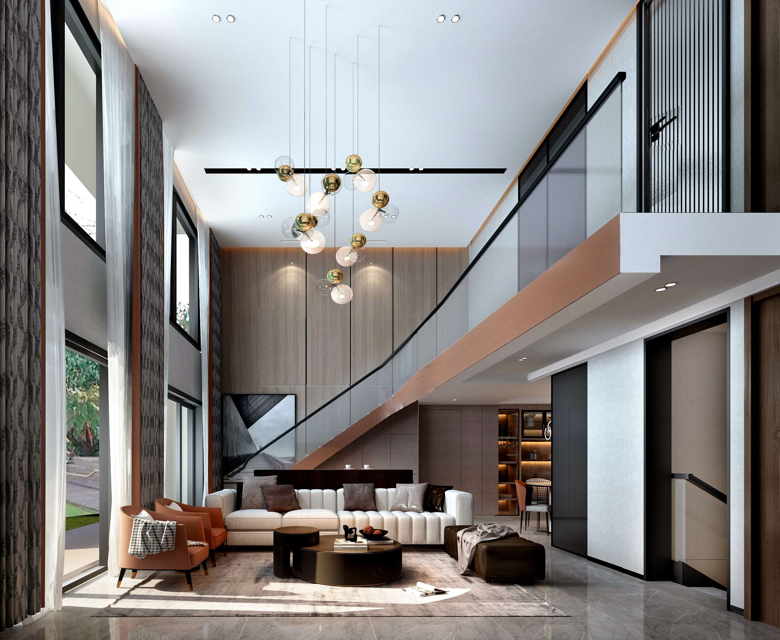 荣和林溪府地复300m²现代极简