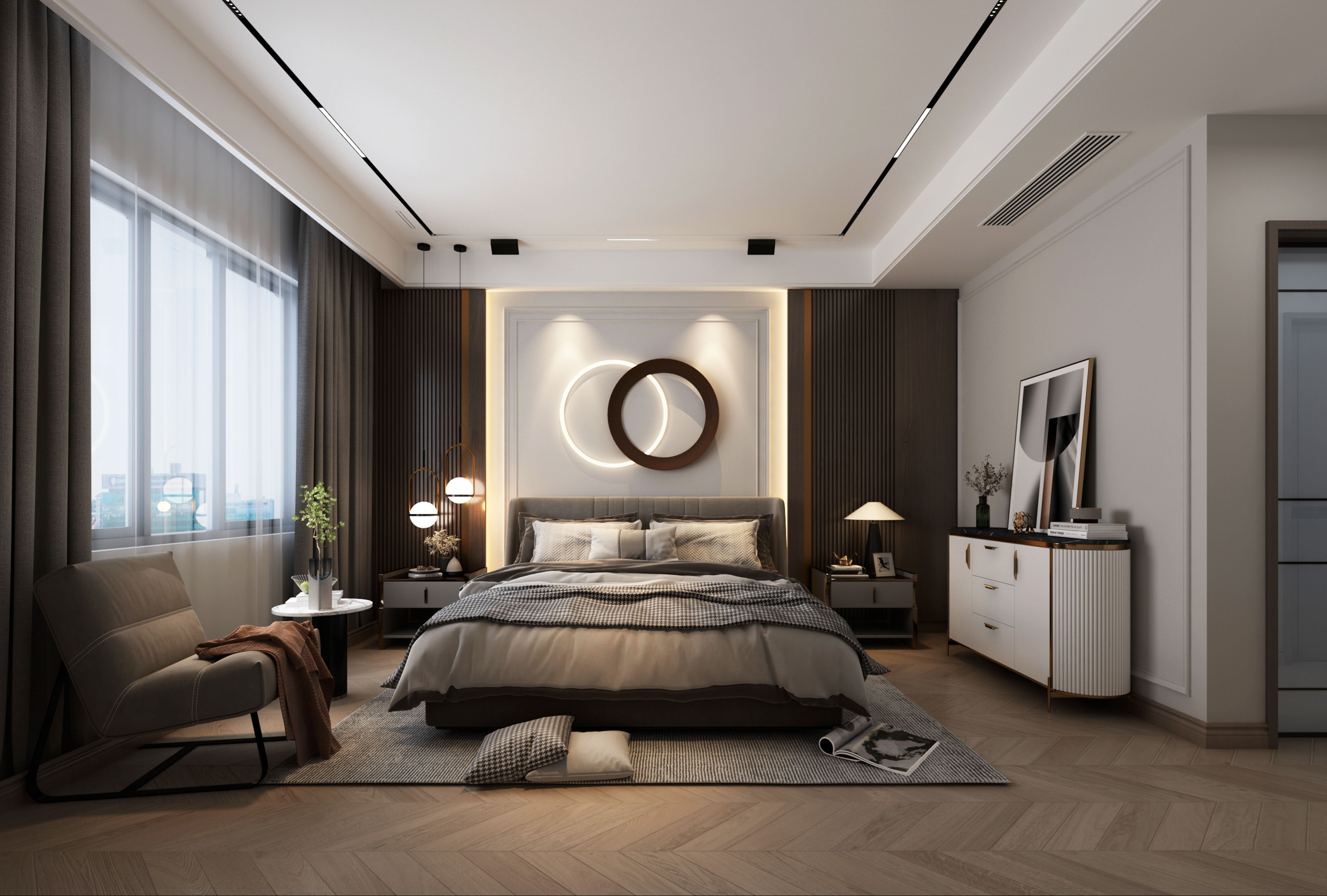 平乐三江合国际复式楼现代风格