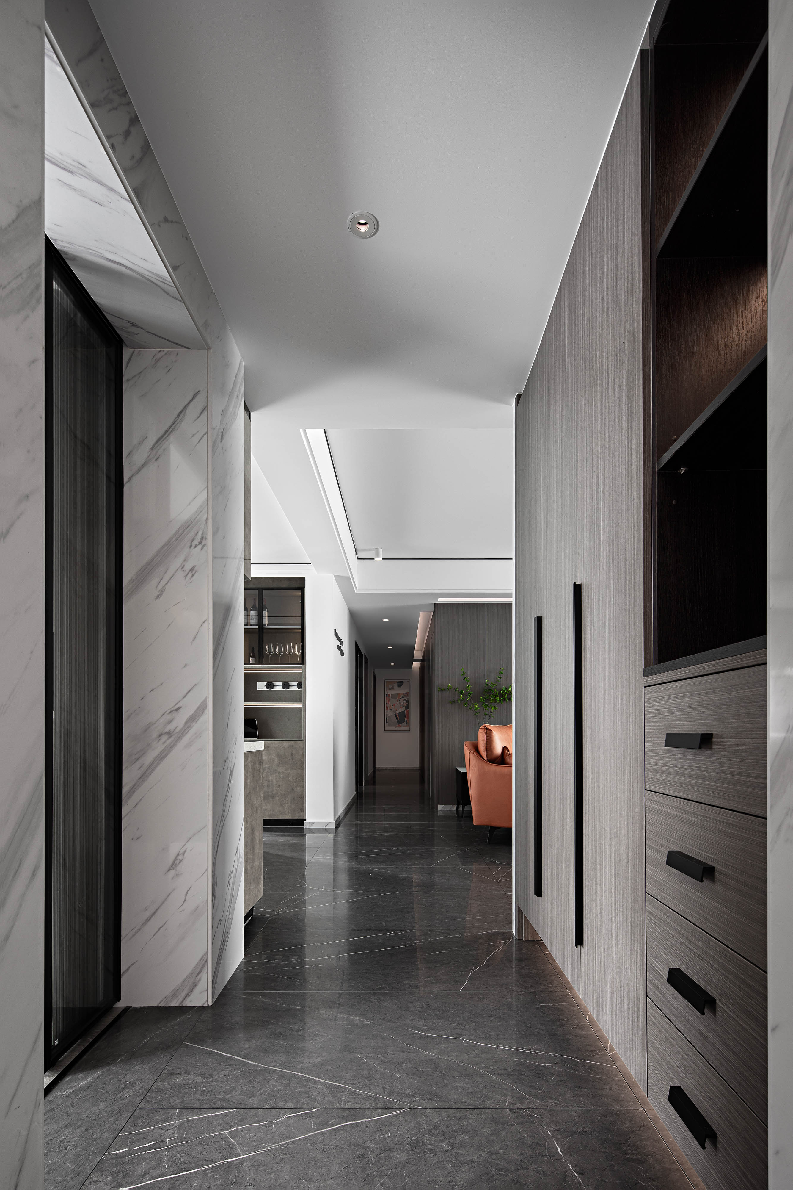 华润中园166㎡ 现代黑白灰 实景