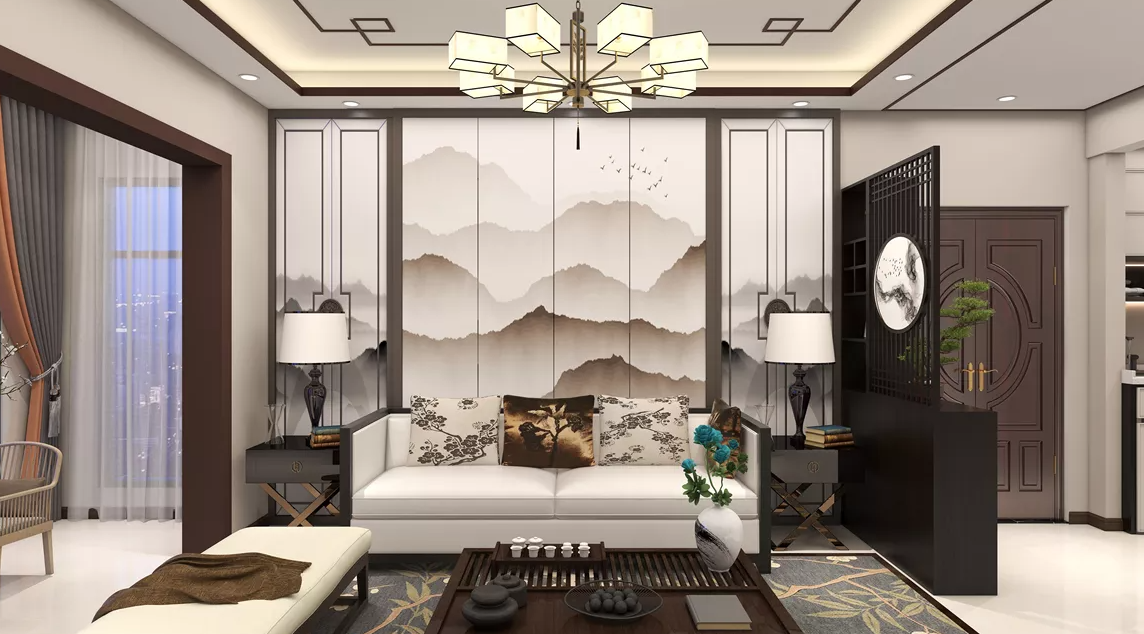 万达·光屿湖—新中式风格