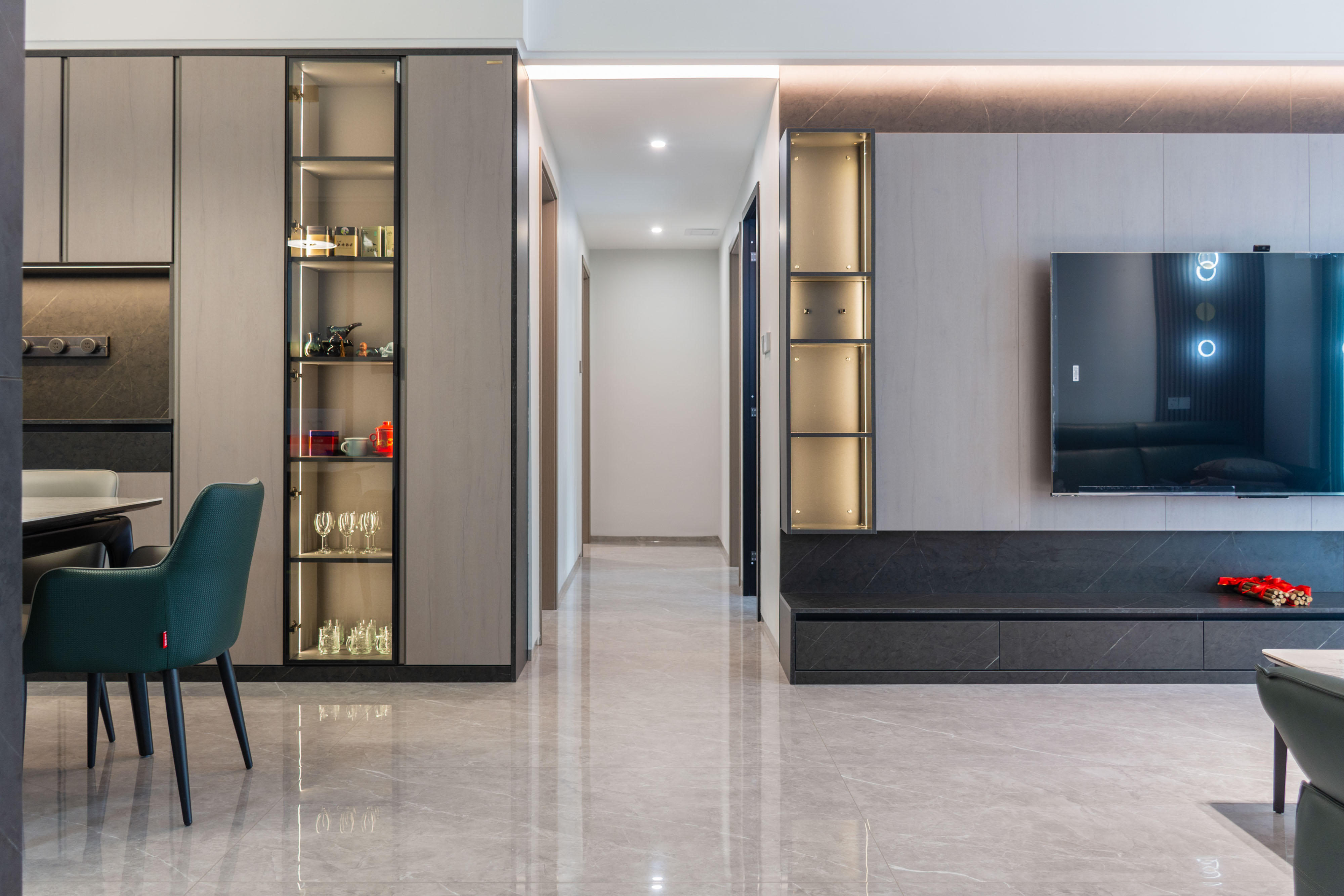 华润中央公园121平 现代 实景