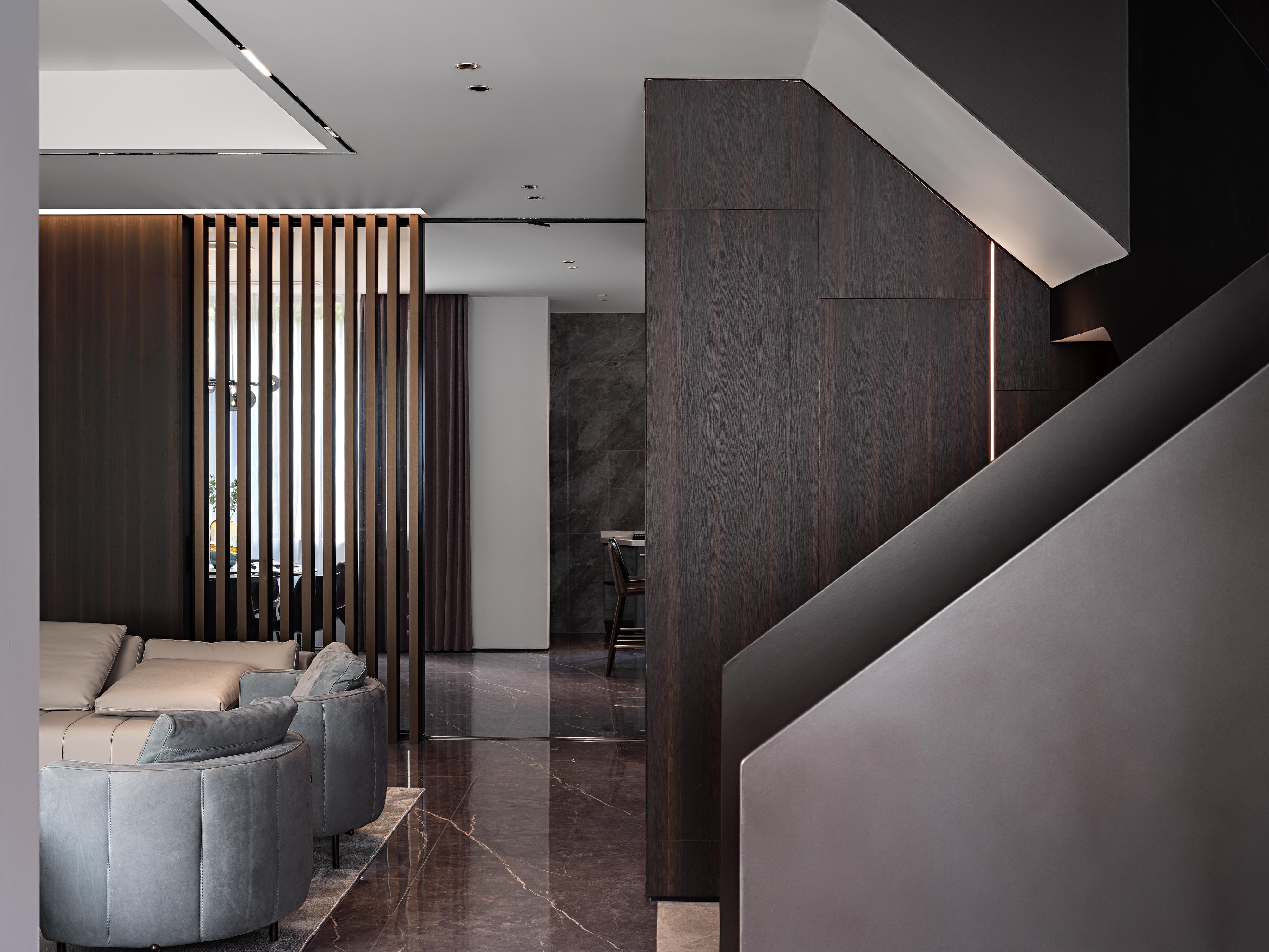 金地熙园联排别墅600㎡现代简约