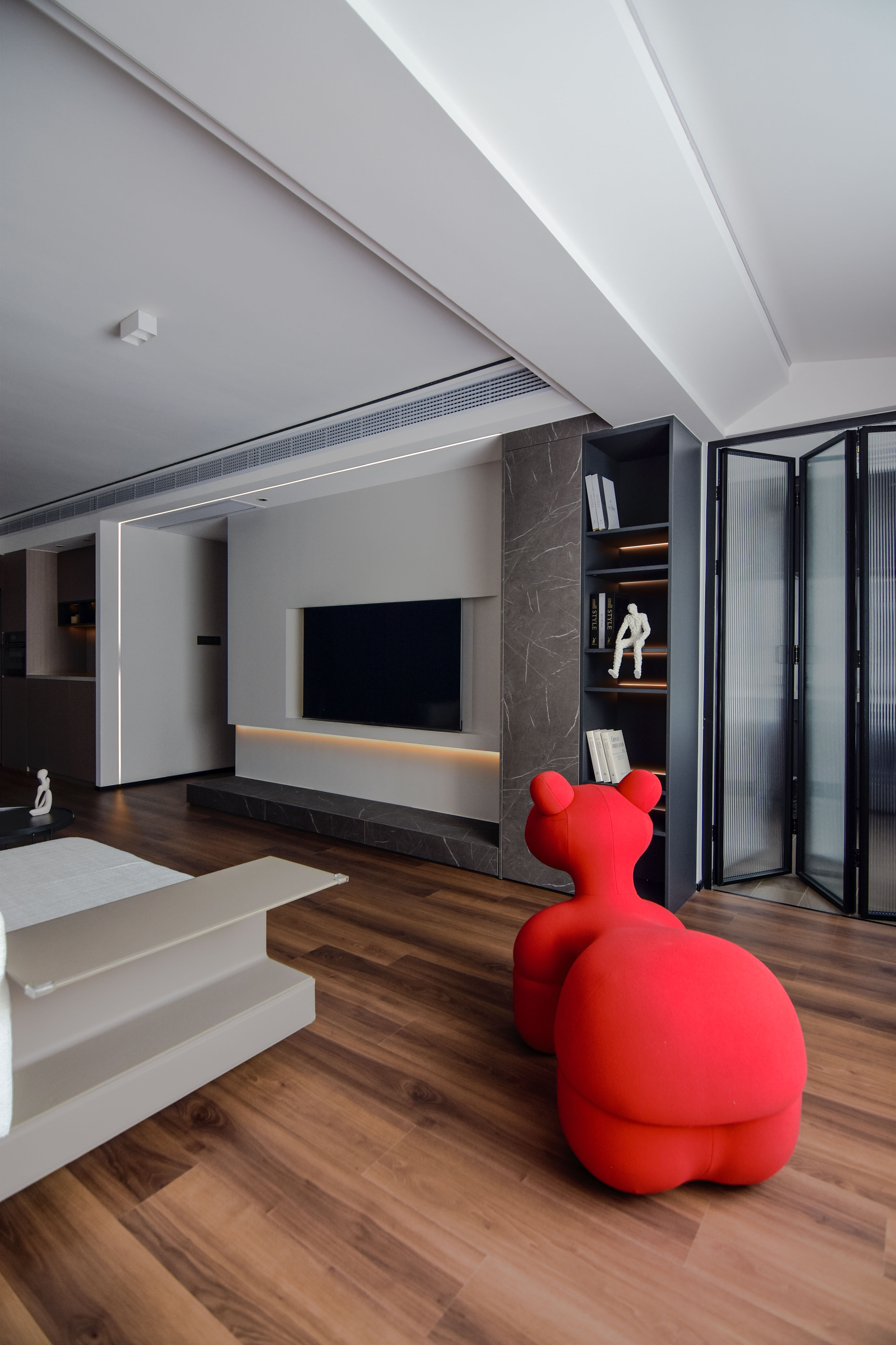 伴山云庐现代风格客厅