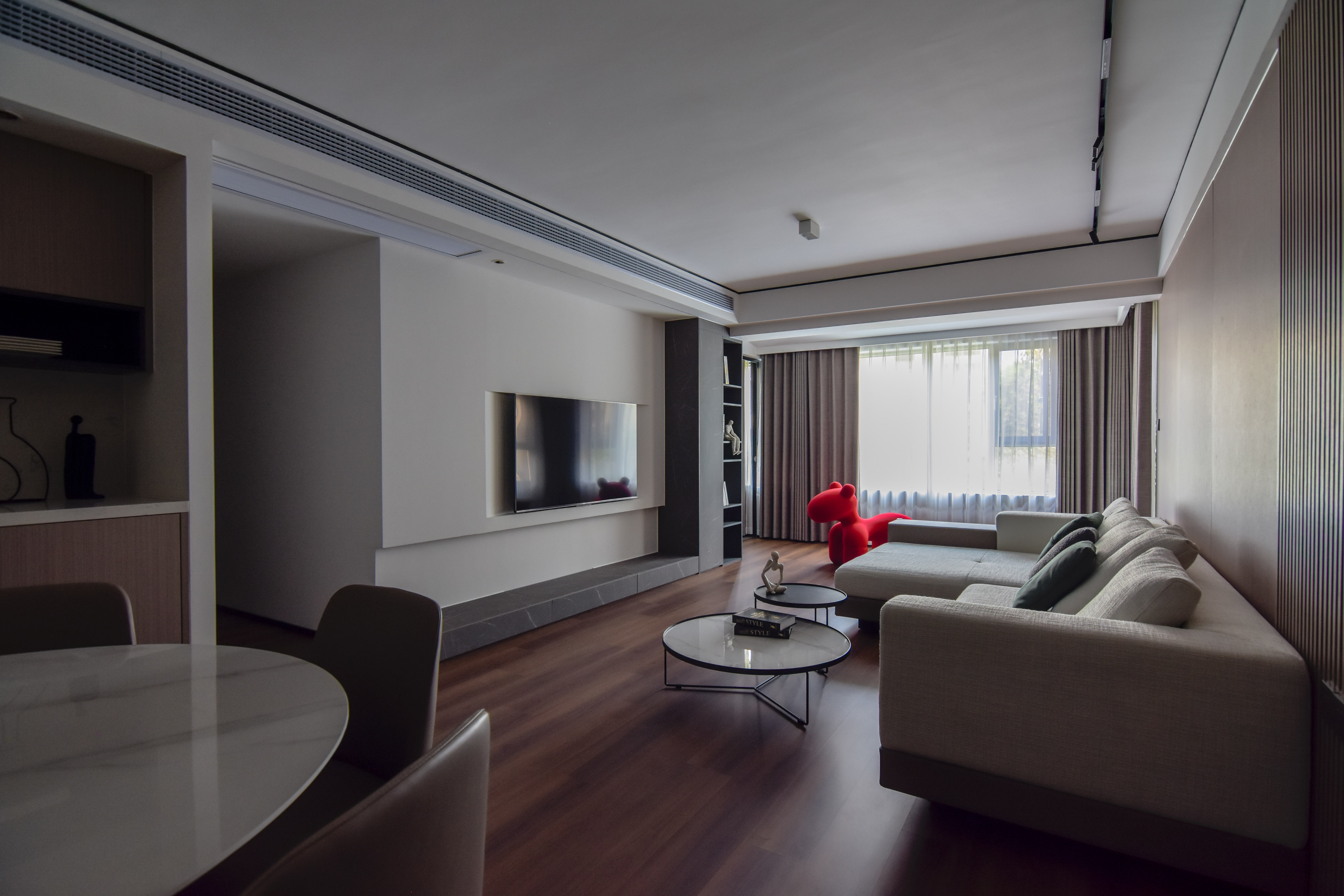 伴山云庐现代风格客厅