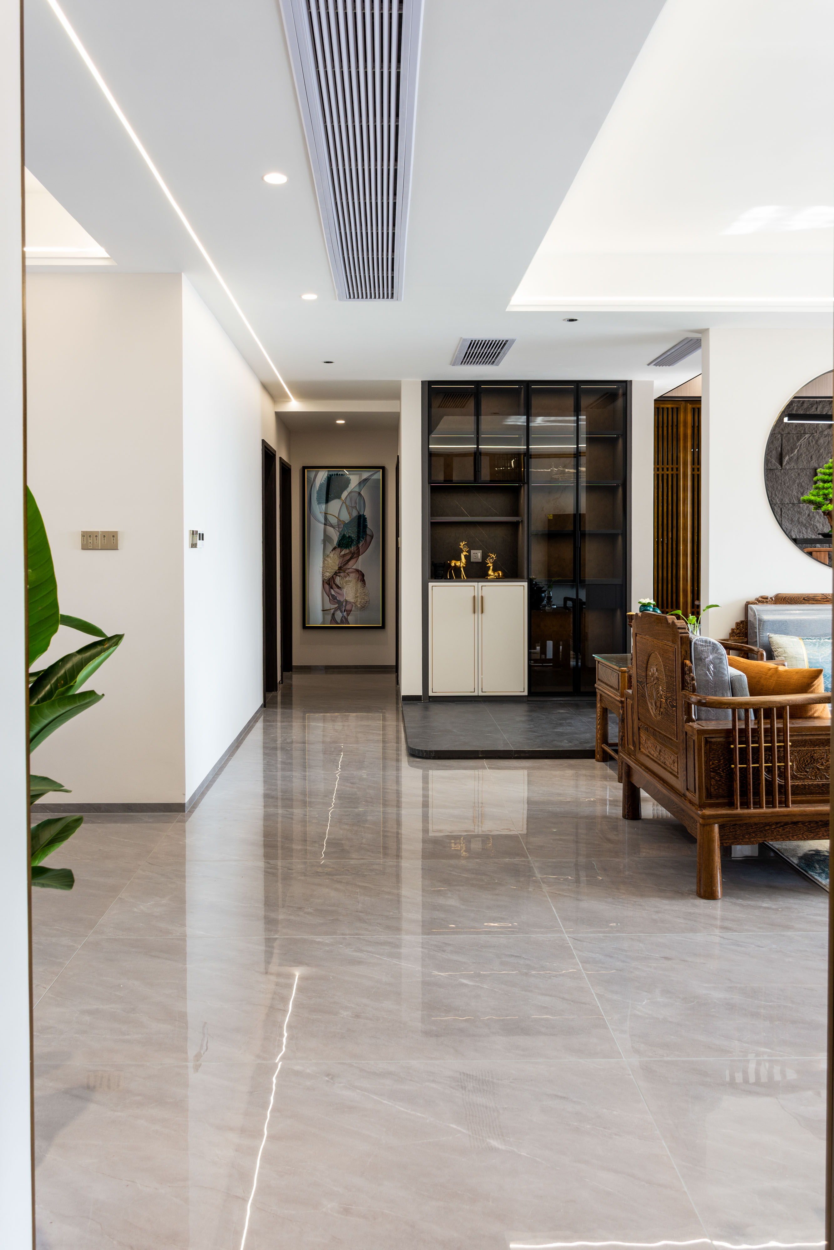 龙胜幸福里170平 新中式  实景