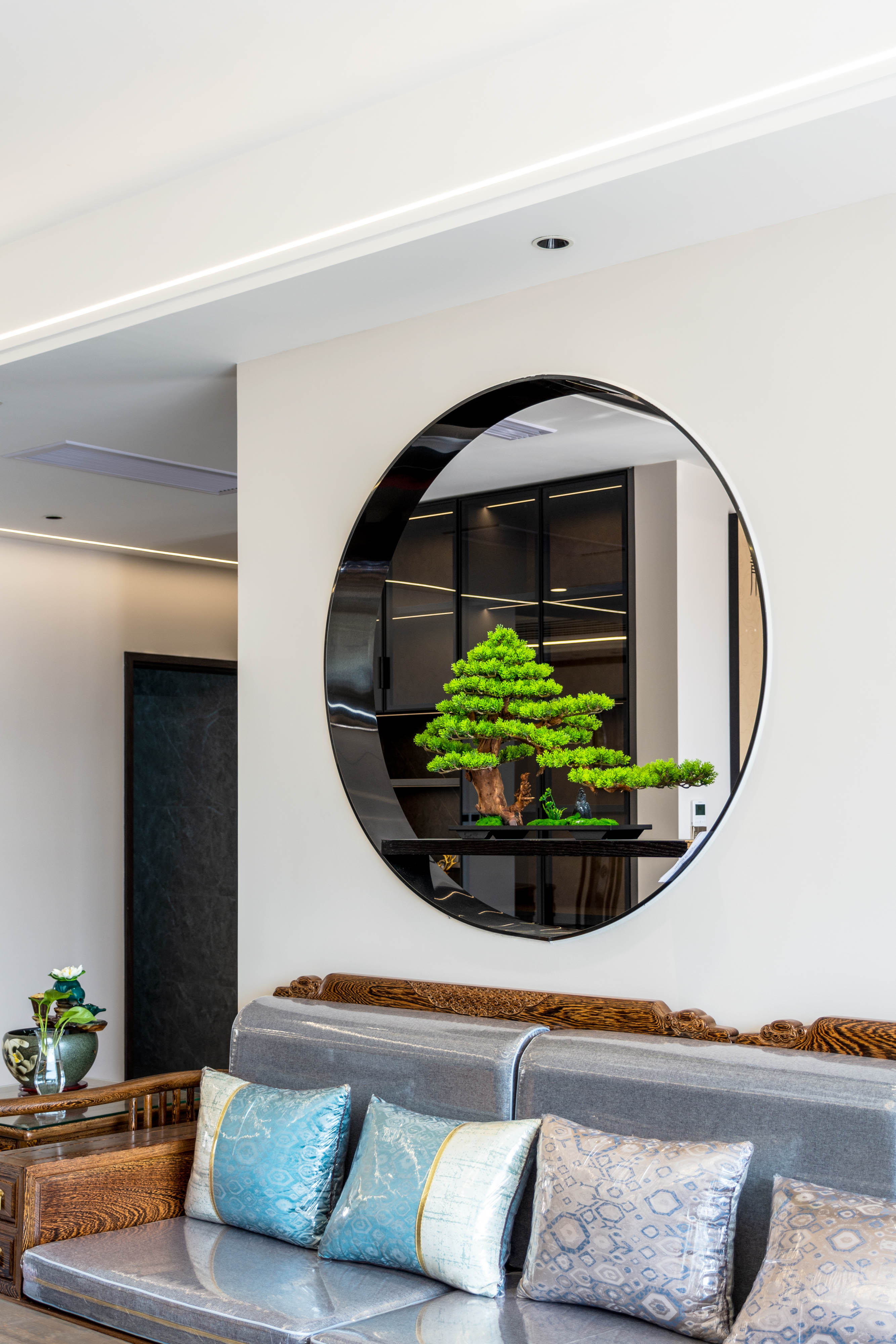 龙胜幸福里170平 新中式  实景