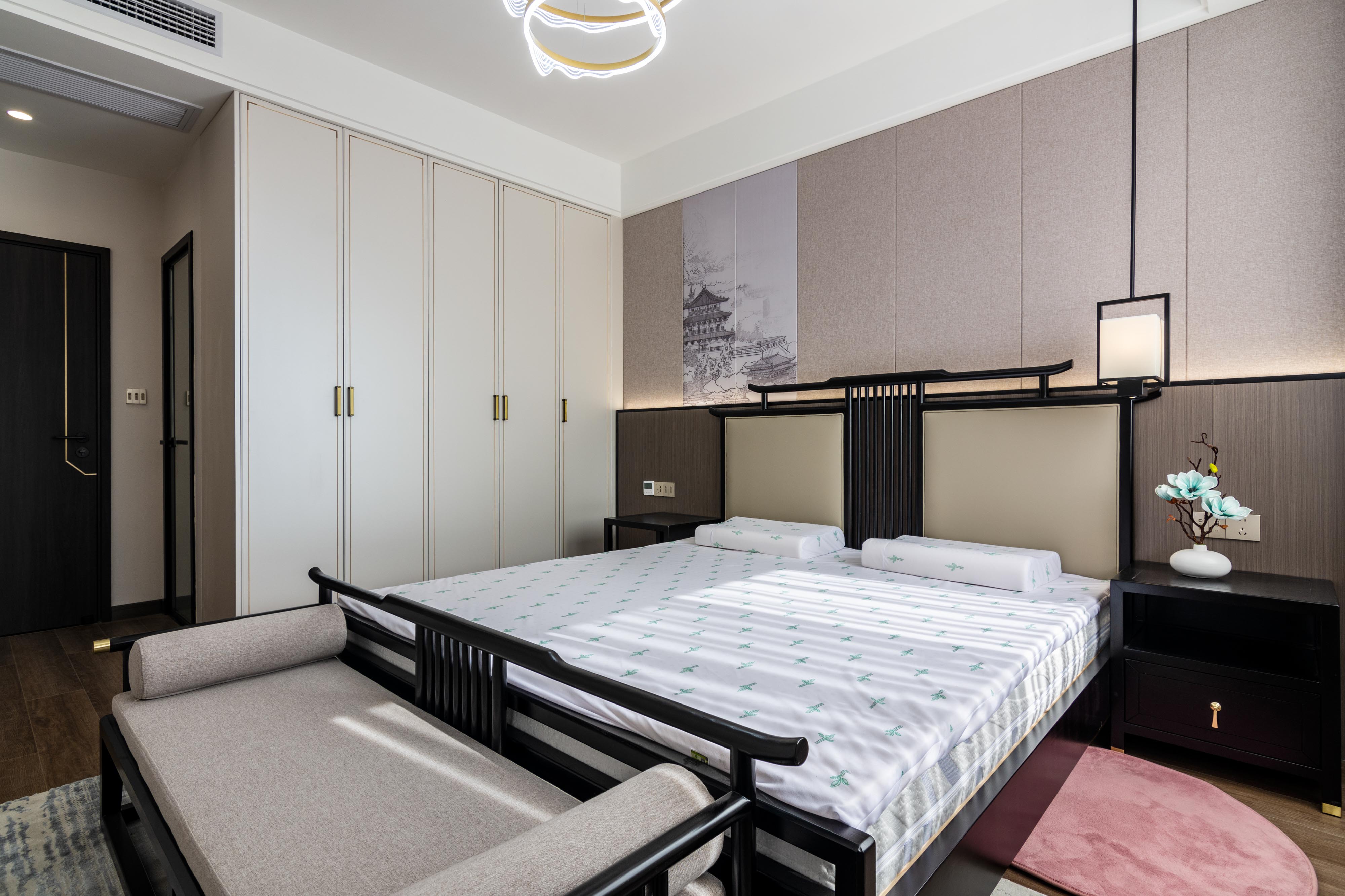 龙胜幸福里170平 新中式  实景