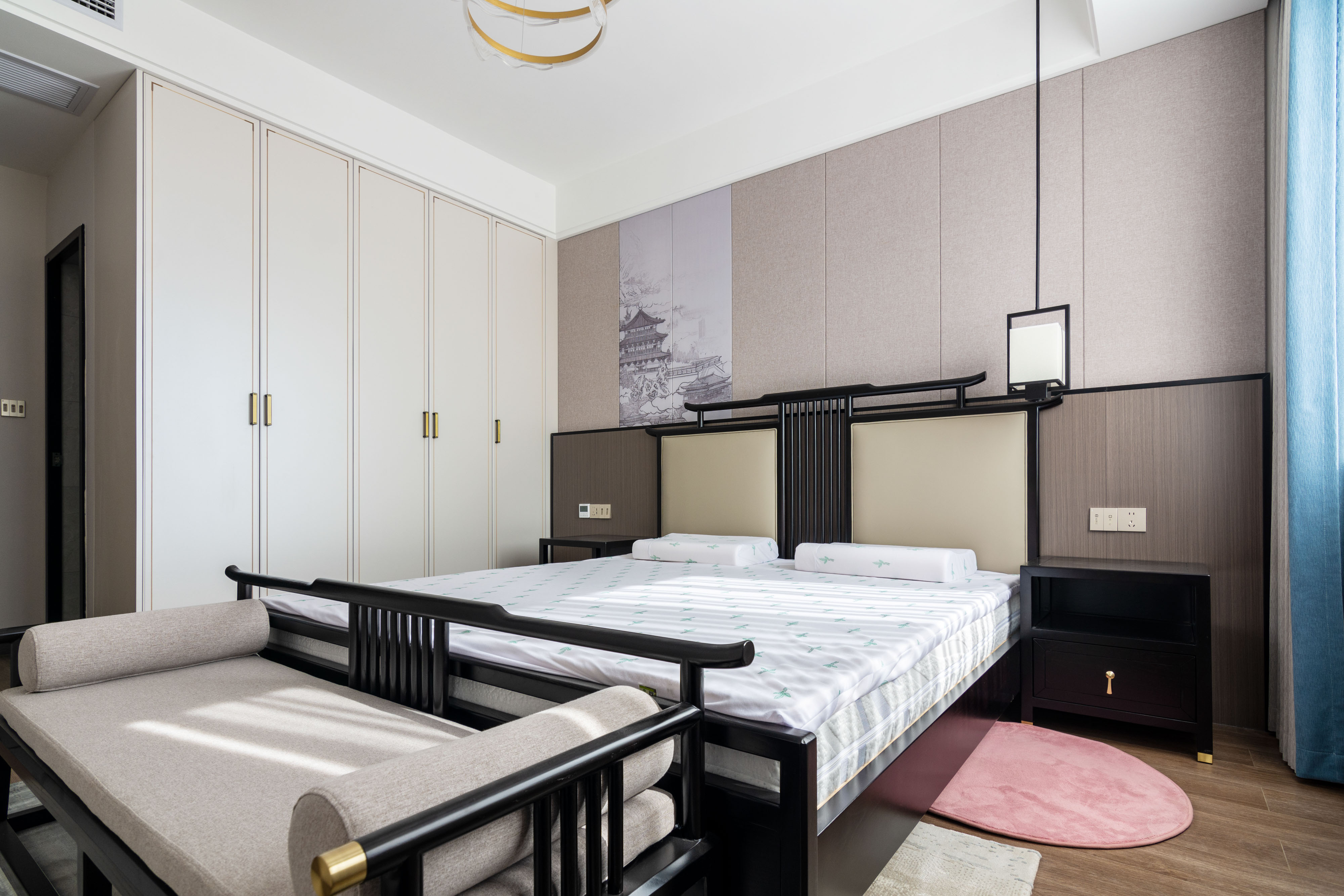 龙胜幸福里170平 新中式  实景