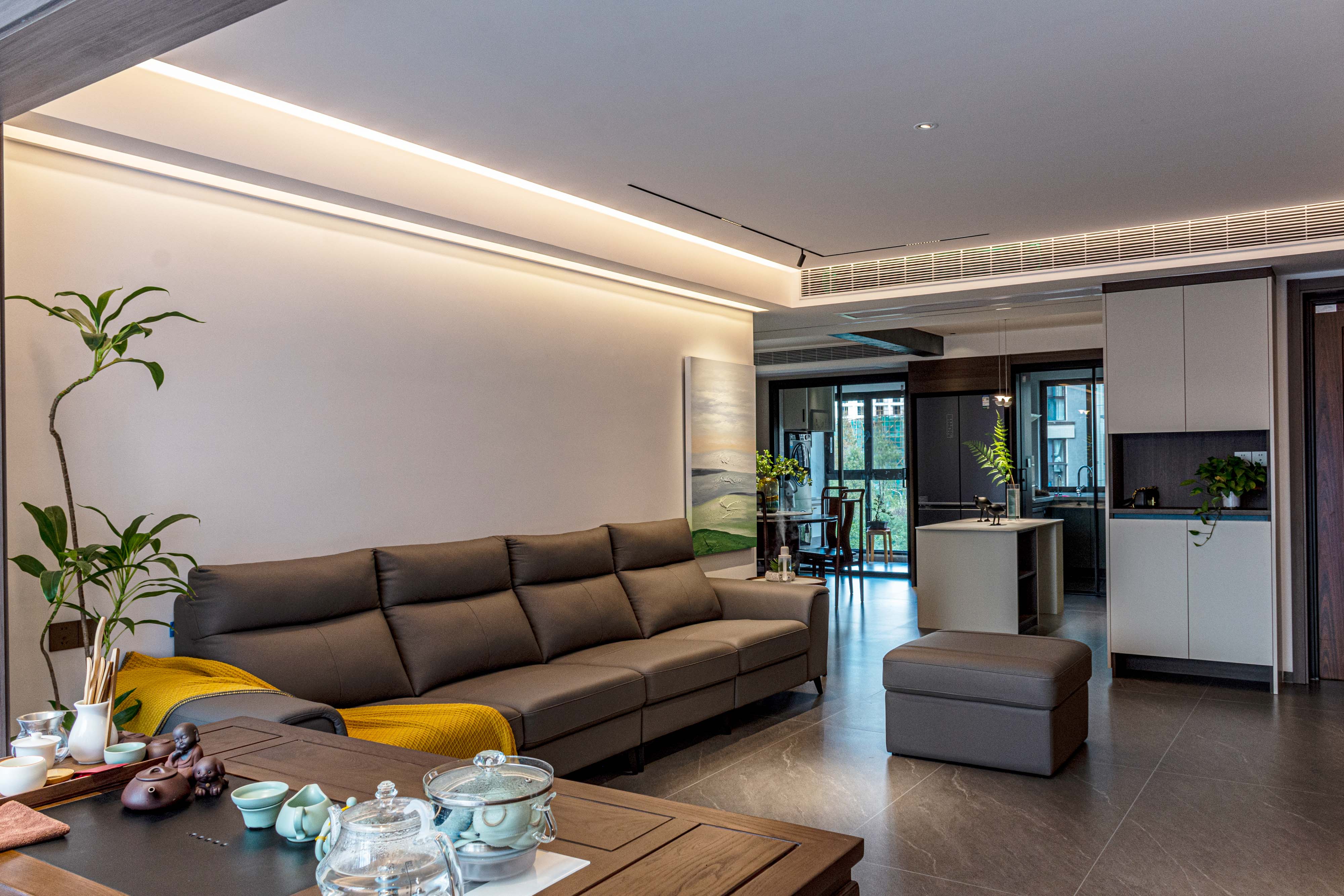 漓江郡府金桂府 现代风中式家具  实景