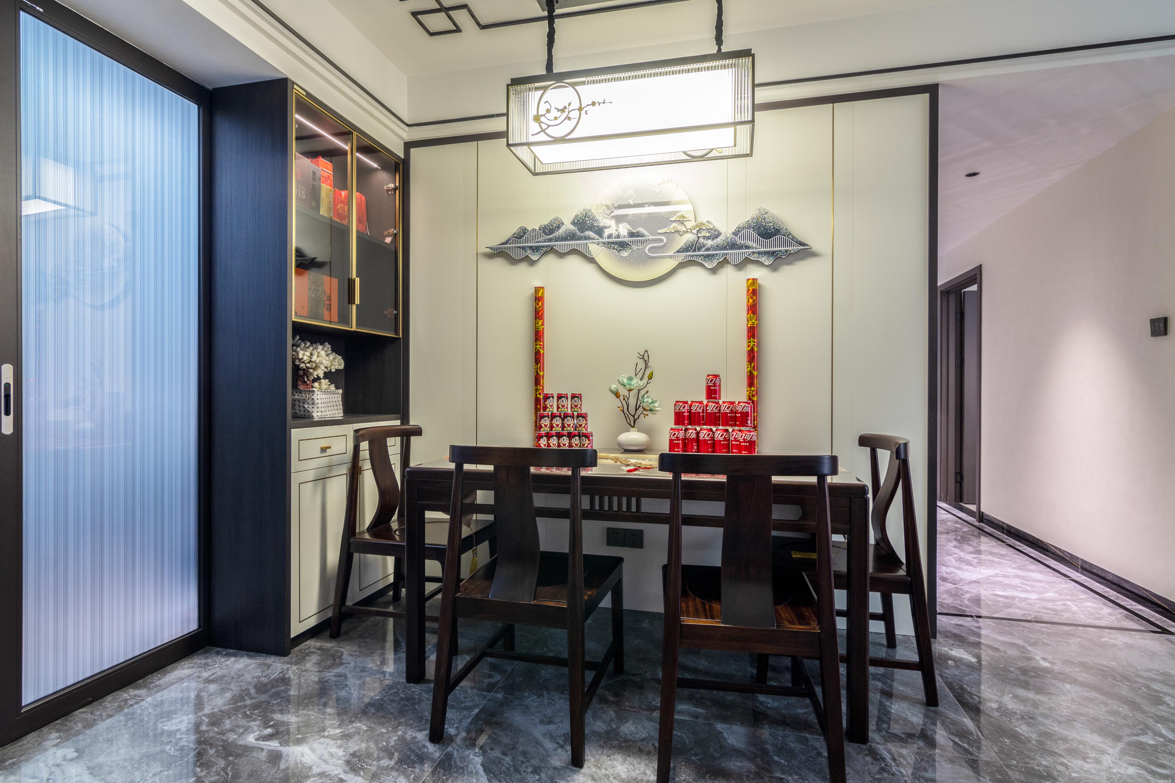 漓江锦府107平 新中式风格  实景