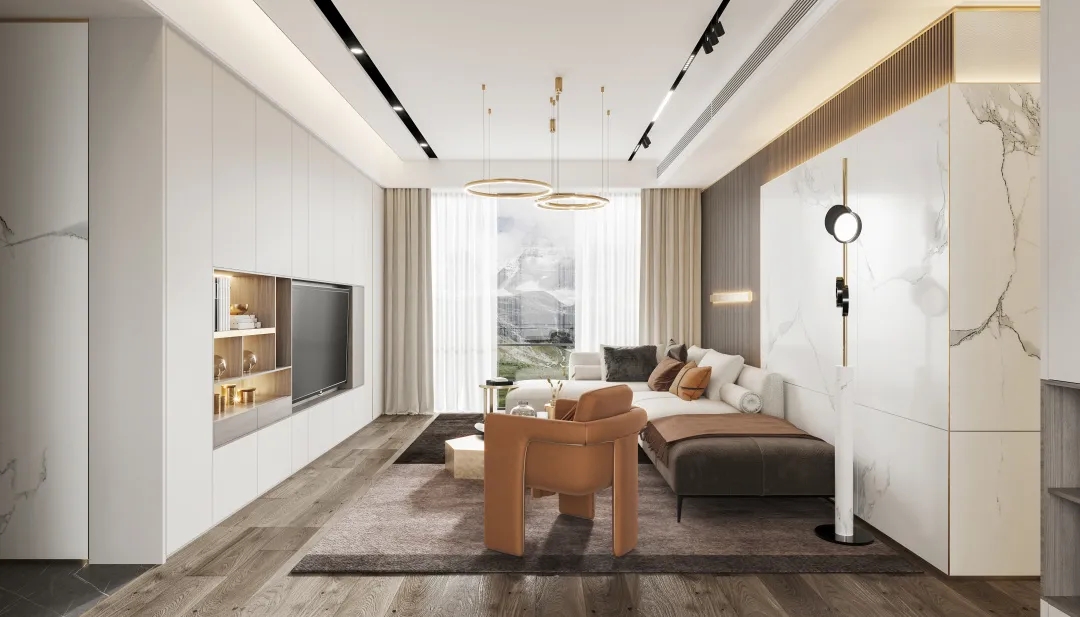 【宏湖中央城】115㎡现代风