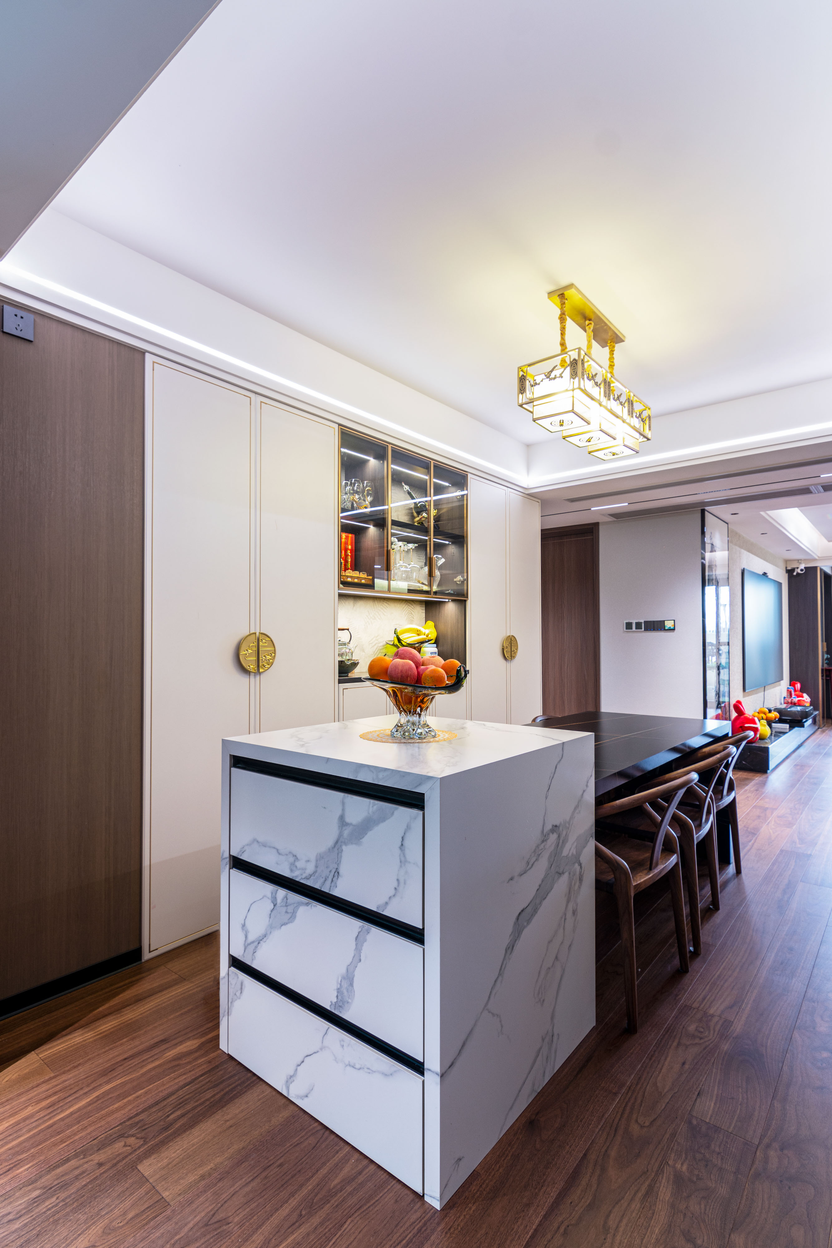 漓江壹号龙瑞阁新中式风格143㎡实景