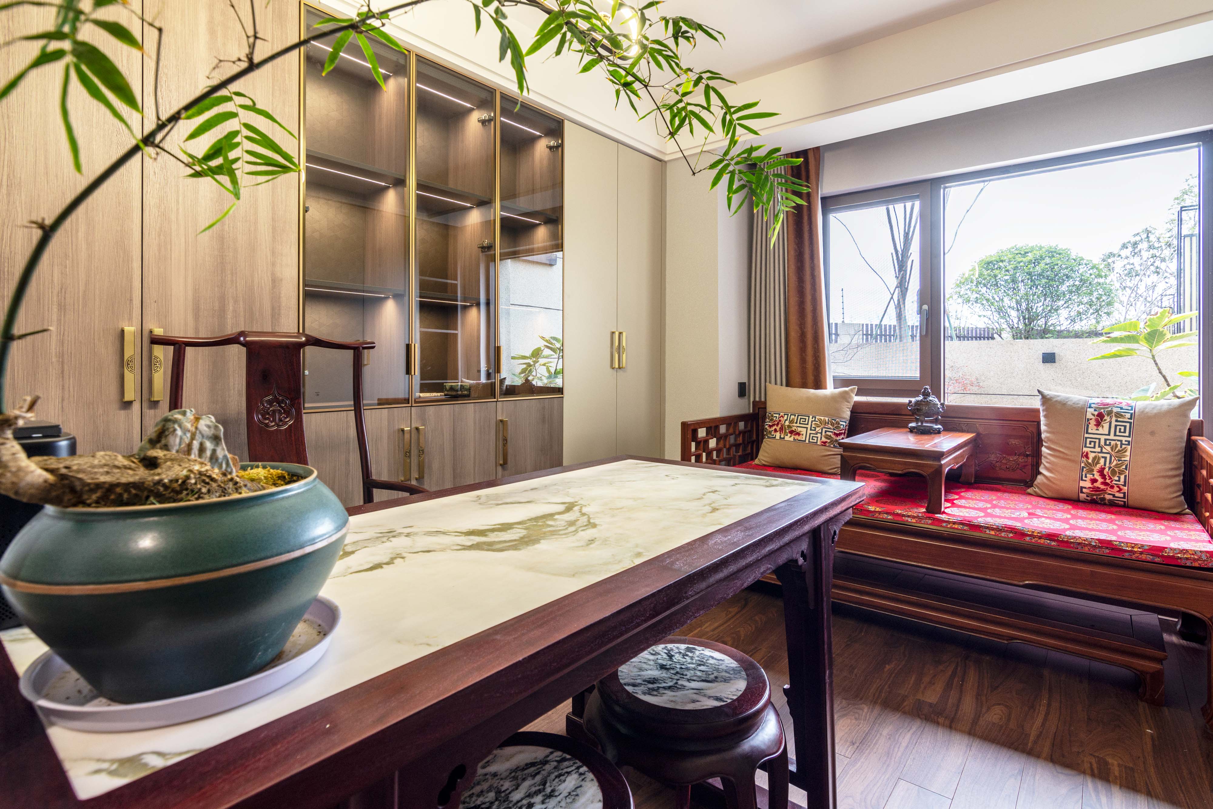 漓江壹号龙瑞阁新中式风格143㎡实景